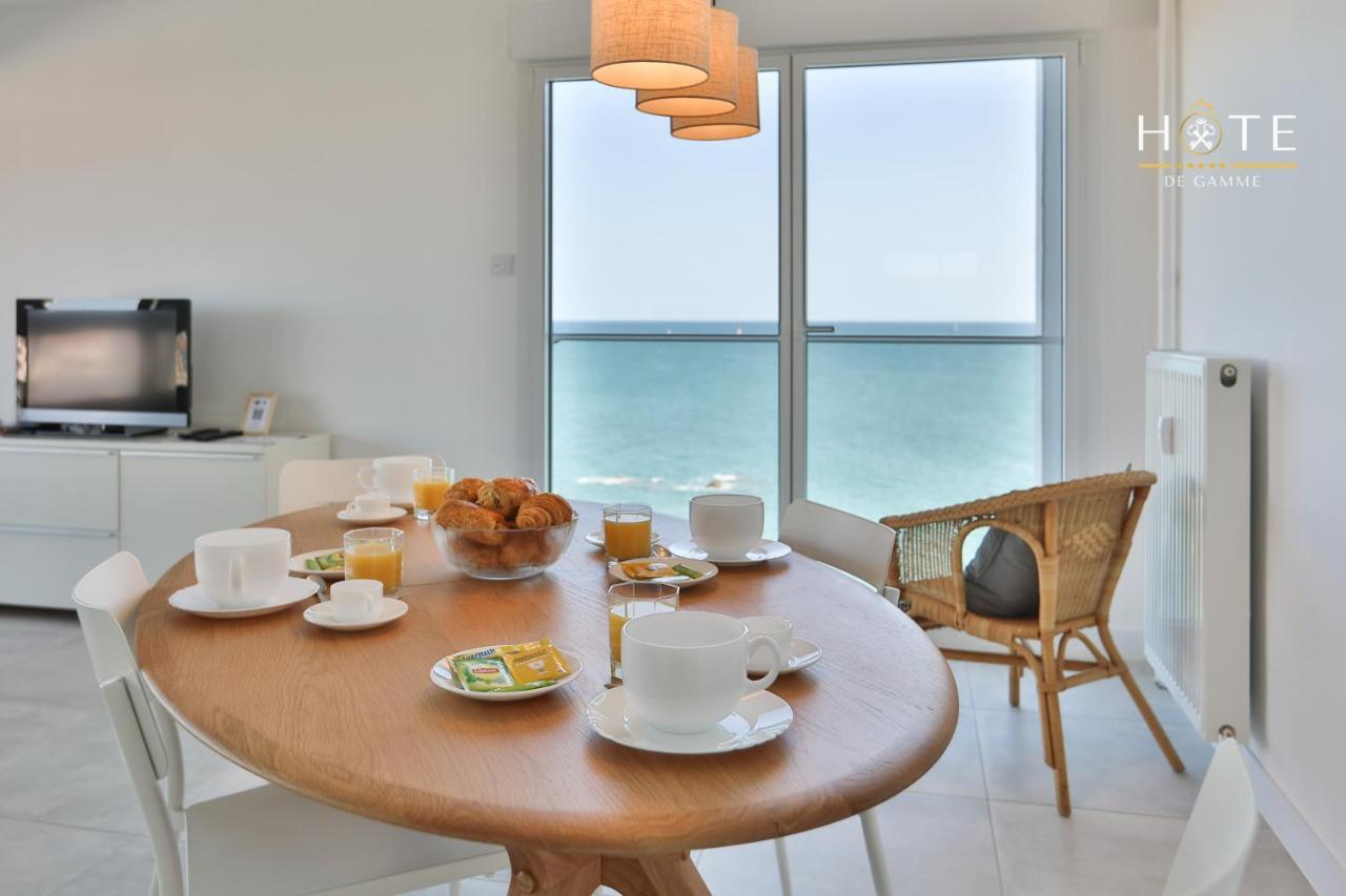 Appartement De Caractere, Superbe Vue Mer 280° La Chaume Ngoại thất bức ảnh