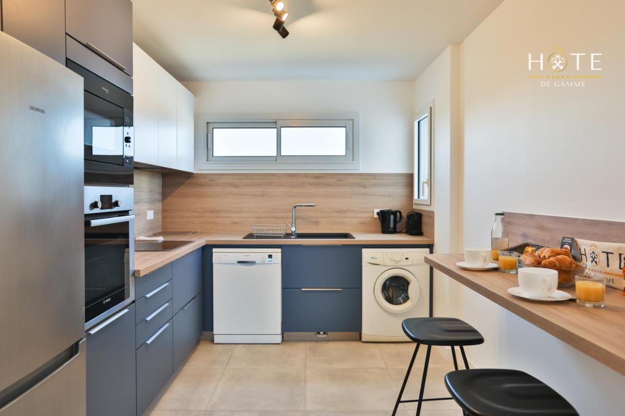 Appartement De Caractere, Superbe Vue Mer 280° La Chaume Ngoại thất bức ảnh